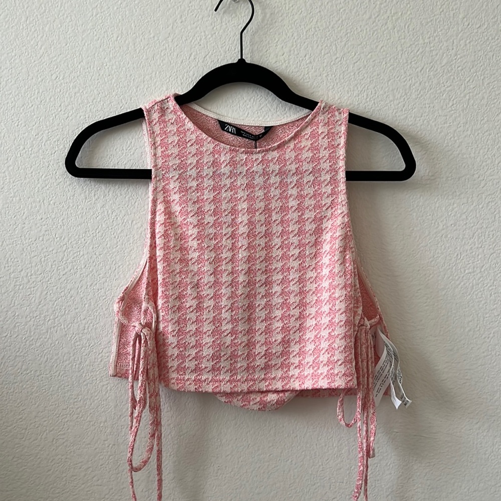 Zara tank top with matching bralette - Size S